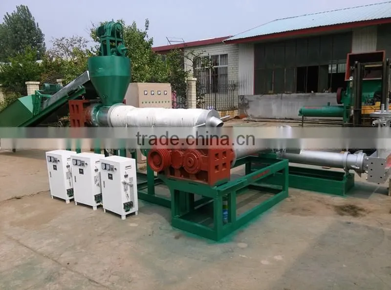recycle plastic granules making machine/ PE PP film pelletizing machine / film granulating machine 0086-13703827012