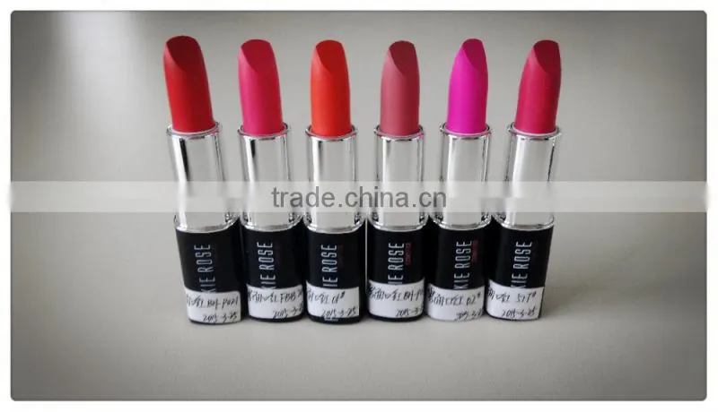 2016 Top Grade Matte Lipstick,Bright Shine Waterproof Lipstick With Cute Tube