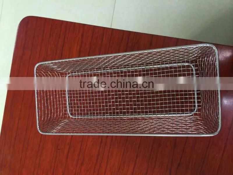 Stainless steel 304 wire basket for food storage