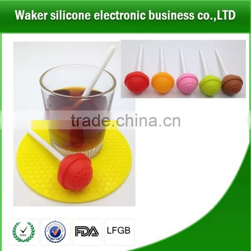 silicone pocket tea strainer