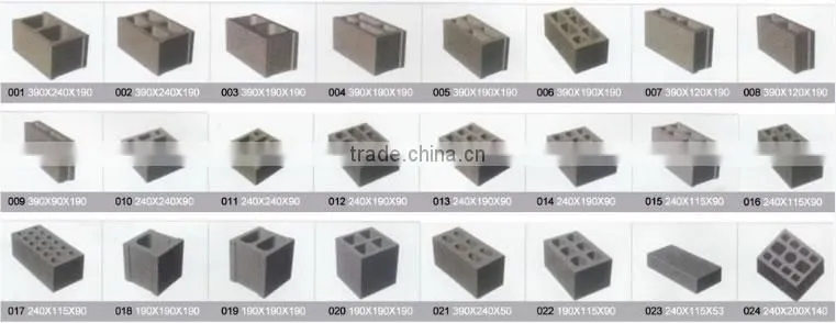 QT40-3A concrete mobile hollow block making machine