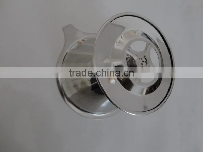 Hot Selling One Part Reusable Double Wall Stainless Steel Pour Over Coffee Dripper