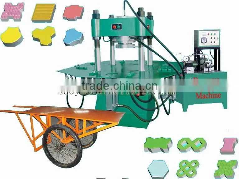 high pressure hydraulic brick making machine curb stone machine