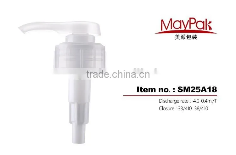 bottle soap dispenser pump Maypak lotion dispenser pump 33/410