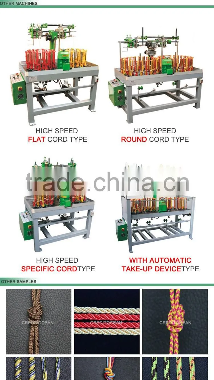 COBR40-2A-W HIGH SPEED ROUND CORD BRAIDING MACHINES