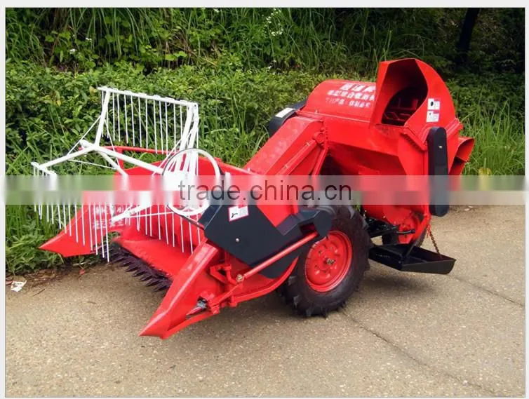Crawler type small grain harvester