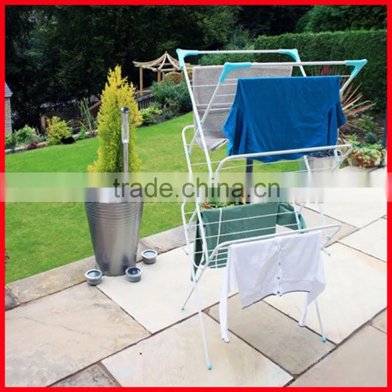 Clothes Airer 3 Tier Laundry Dryer Concertina Indoor Outdoor Patio Horse Towel