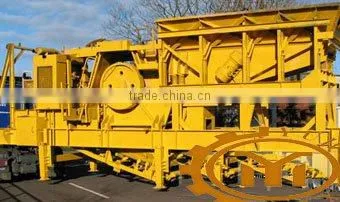 truck mounted portable crushing plant from china