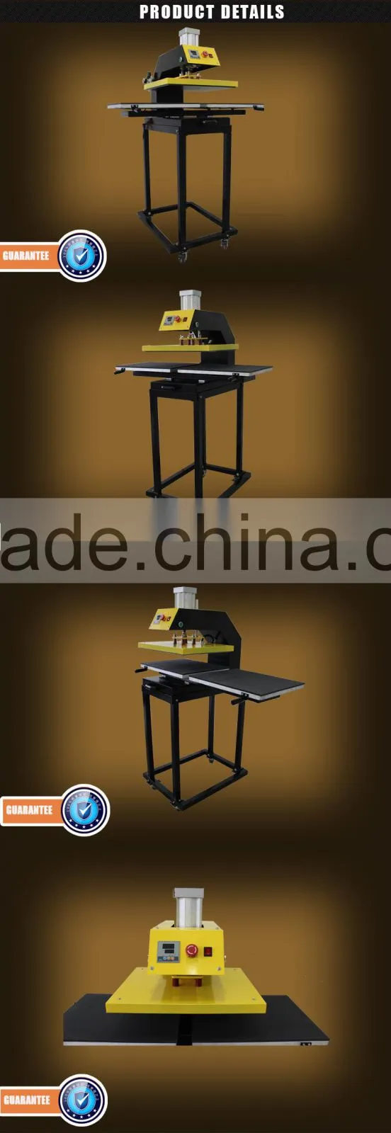 Hot Industrial Equipment For Small Business Double Working Tables Heat Transfer Vinyl Heat Press Machine Price
