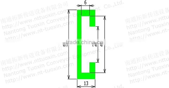 Conveyor Components G16C Profile Sideguide