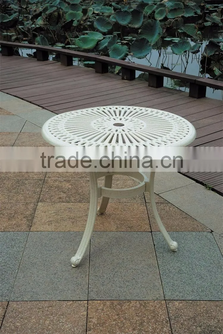 Color dot cast aluminum furniture