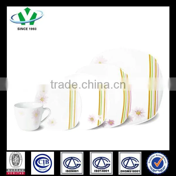Porcelain Square Dinner Set Made In China