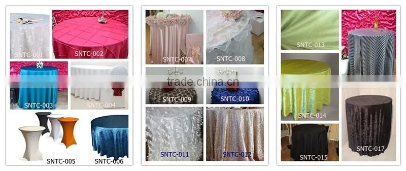wedding sequin table linens