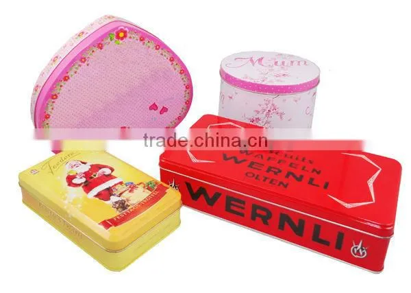 blue washing powder food packaging tin box
