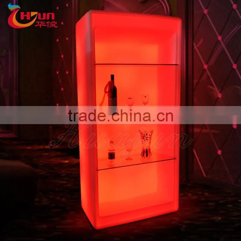 led lighting display rack for beer