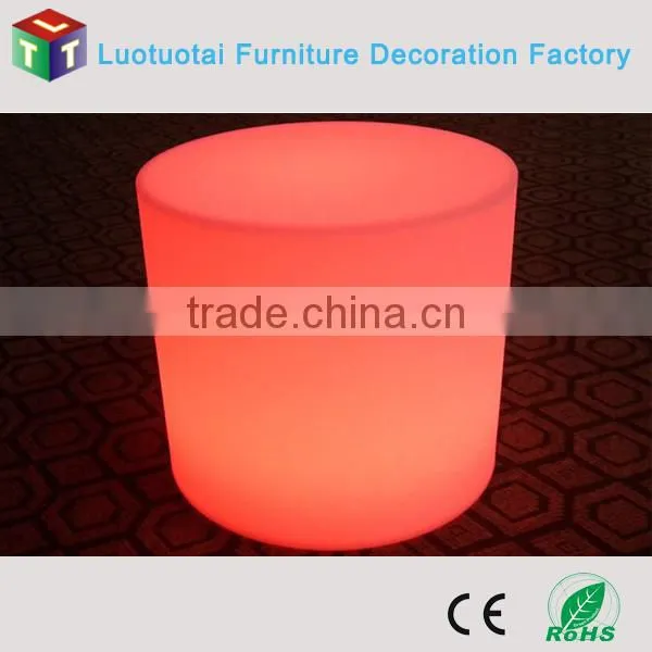 Led round stool/for outdoor used waterproof IP65 RGBW color change led chair