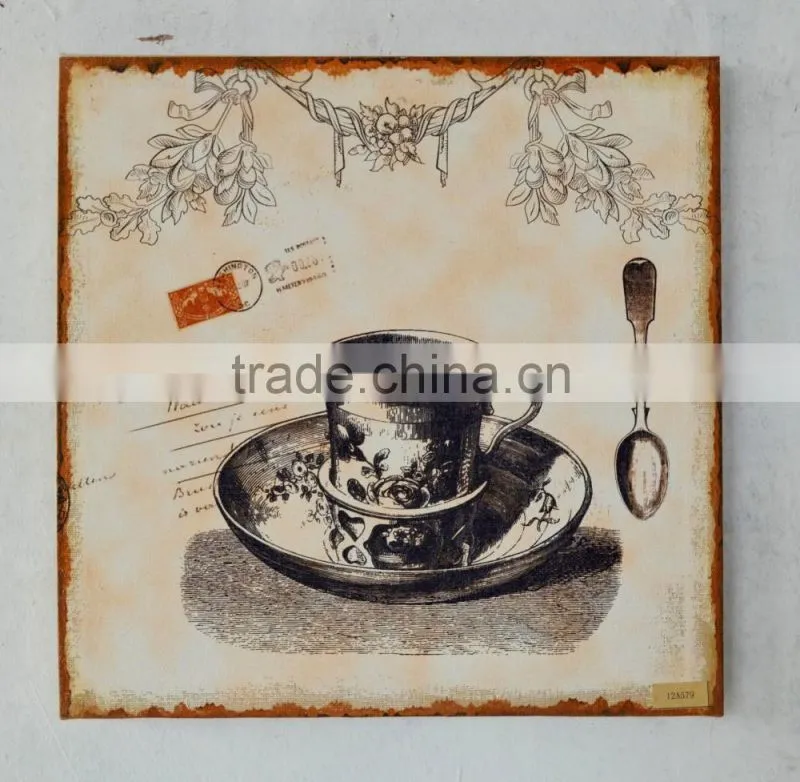 2016 advertising decorative antique wall plaque
