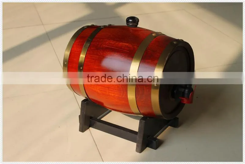 High quality luxury new arrival handmade unfinished wooden wine barrel