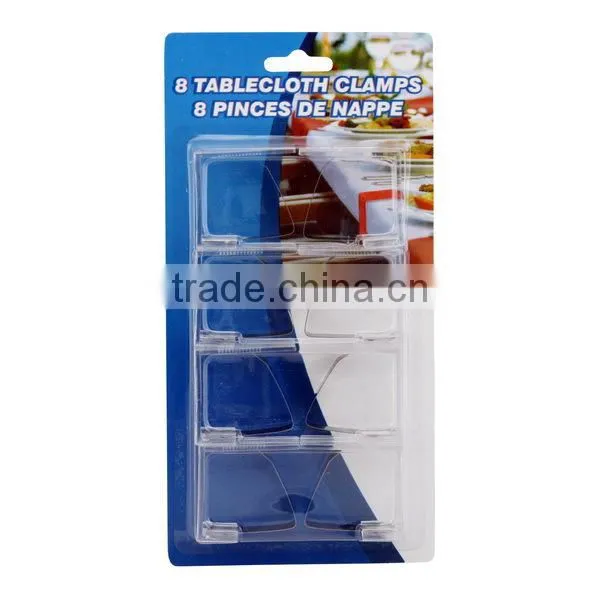 8PK Decorative tablecloth wight clips