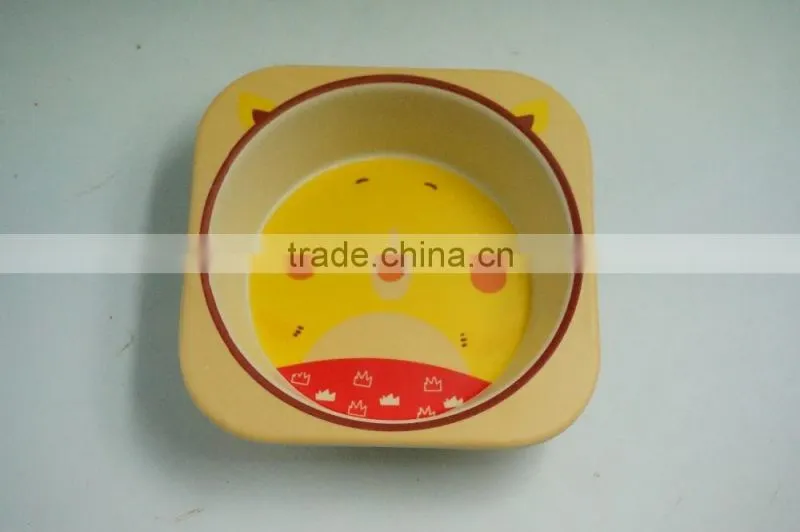The factory Bamboo Fiber Kids Dinnerware five sets,eco-friendly