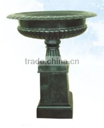 public cast iron flower pot / planter pots