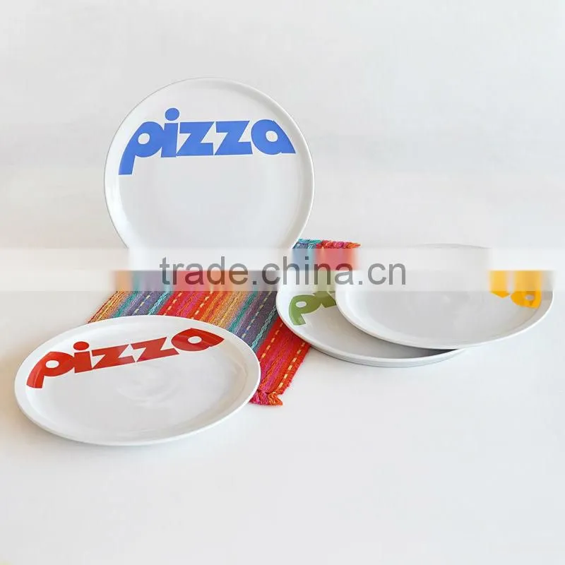 Ceramic 13" Round Pizza Plates