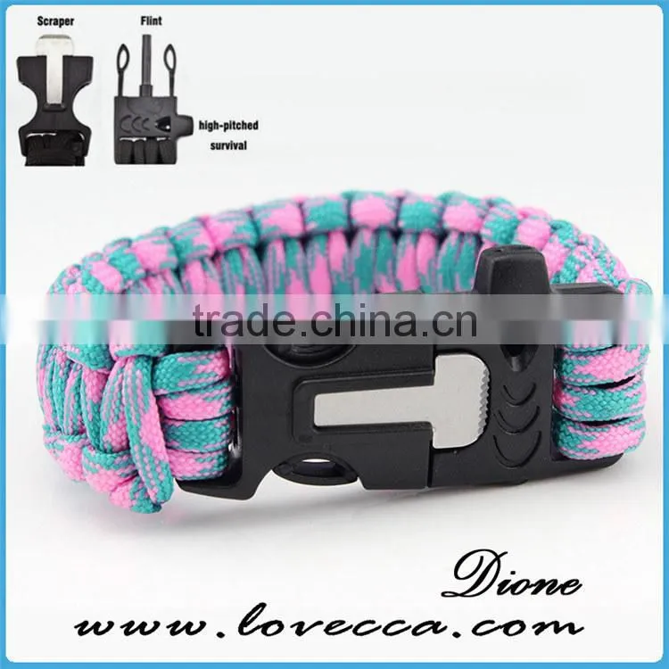 Paracord infinity bracelet for outdoor survival