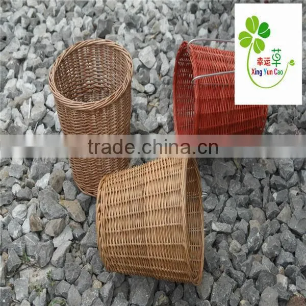 half round wicker bicycle basket wholesale basket hot!! red color