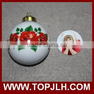 2017 hot wholesale ceramic ornament baubles
