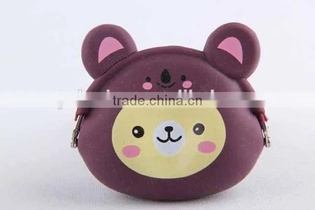 Bear Design Coin Purse/Silicone Purse