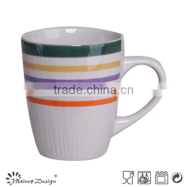 12oz ceramic cappuccino cup stoneware