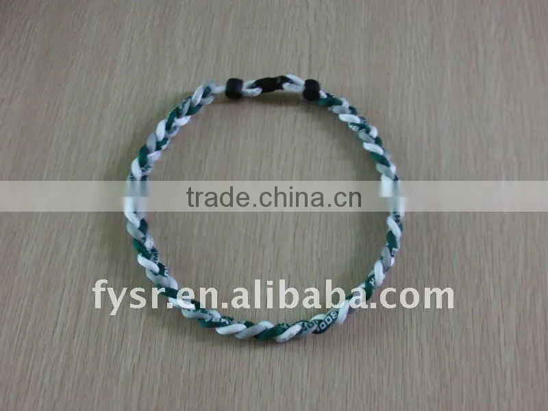 Healthy germanium silicone titanium necklace