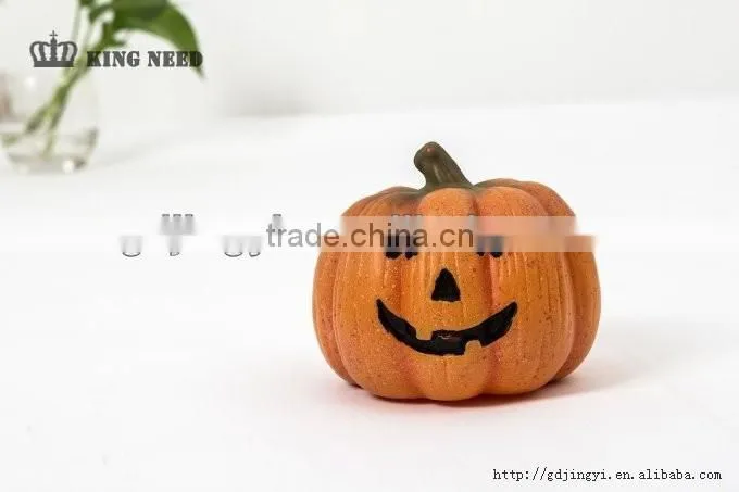 China new product wholesale plastic LED pumpkin Halloween decoration