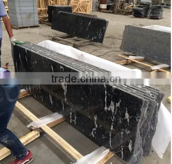 Chinese Jet Mist black Nero Branco granite for sale