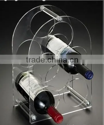 barware high quality transparent acrylic wine rack