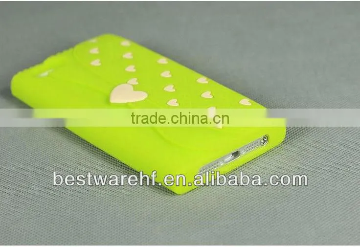 BAG shape silicone mobile phone case for apple iphone5