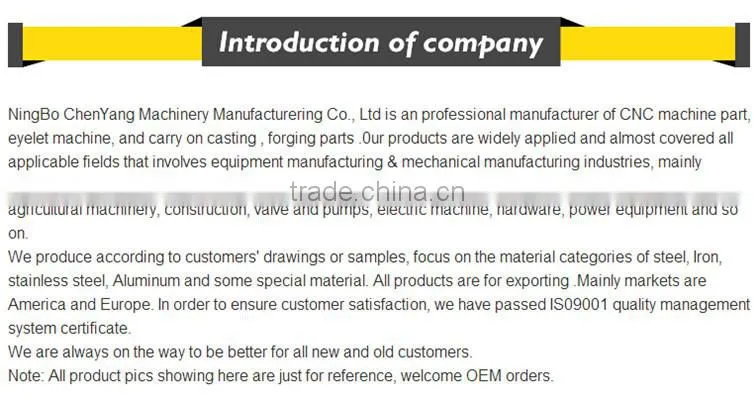 die cast metal foundry OEM Products forged tube clamp