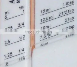 MS-5876 2pcs plastic adjustable measuring spoon