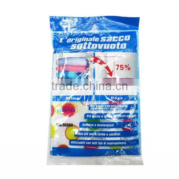 Vacuum Compressed Bag For Clothing Space Saving Bag