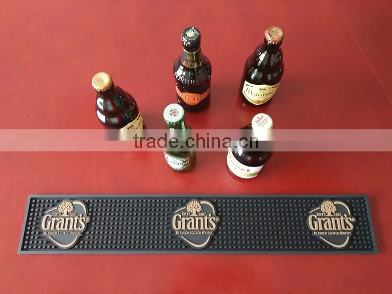 Top cool design 3d drip bar mat waterproof bar mats detail