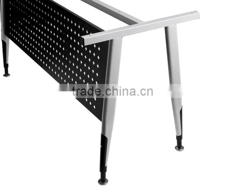 Factory Price Custom Made Leg Frame Modern Office Reception Desk