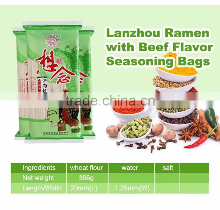 Instant ramen soup noodles with seasoning bags