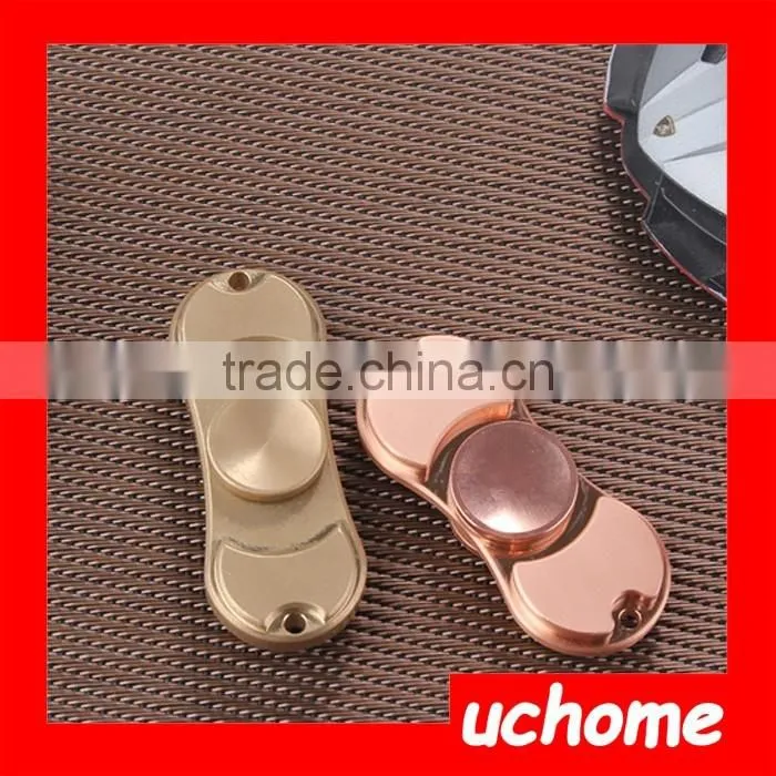 UCHOME 2017 New EDC Toys Hand Spinner Fingertips Spiral Fingers Gyro Torqbar Brass Toys Copper Brass