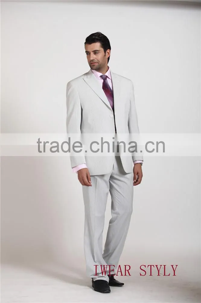 Stripe 2PCS business suits for man / jacket & pant