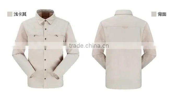 Anti-uv Men wholesale FISHING SHIRTS Quick-dry function Outdoor Shirt OEM