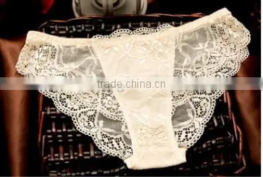 Lady transparent lace panty sexy adult woman underwear