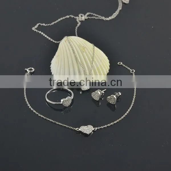 2014 CHINESE NEWEST 925 STERLING SILVER FASHION JEWELRY SETS