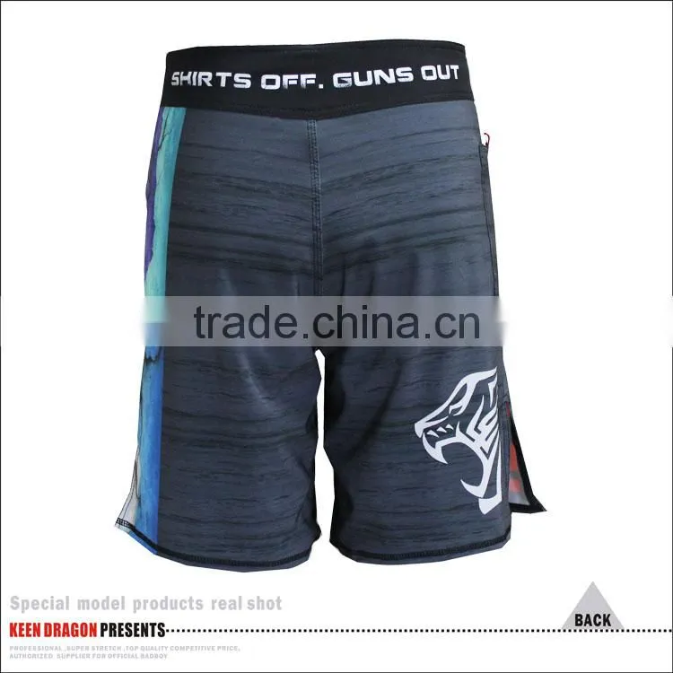Mens Newest polyester OEM service mma shorts wholesale and retail