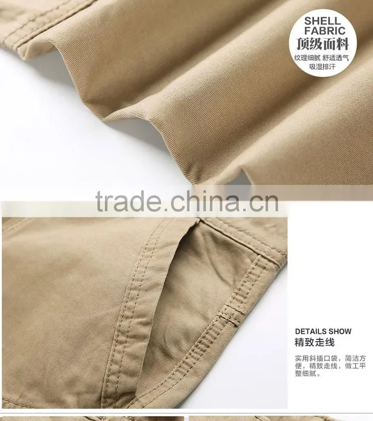 2016 custom mens cargo pants with side pocket