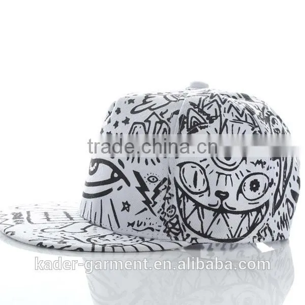 Cap Hippie Snapback New Adjustable Baseball Bill Vintage Unisex Flat Hip-Hop Hat